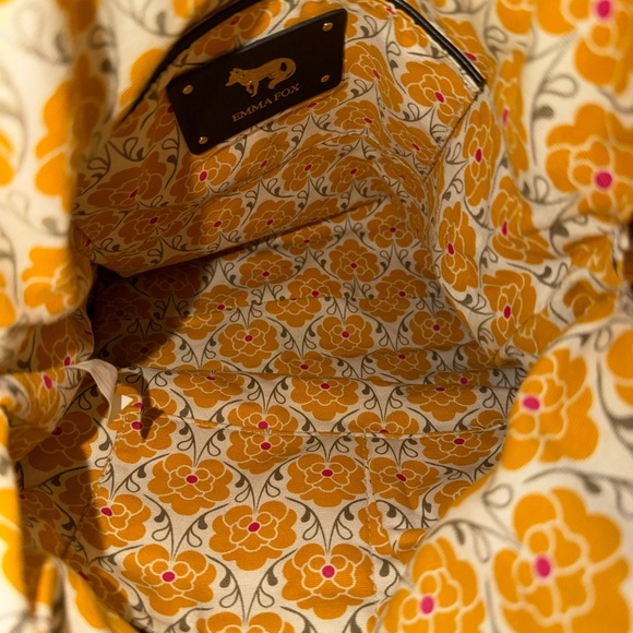 Emma Fox Black Shoulder /Crossbody Bag with Gold Details - Picture 3 of 13